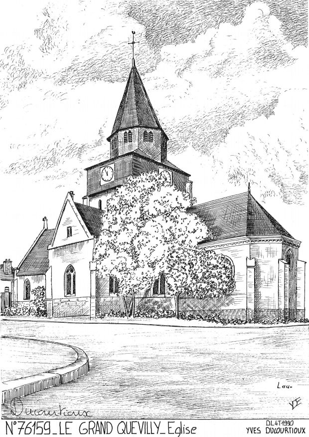 N 76159 - LE GRAND QUEVILLY - église